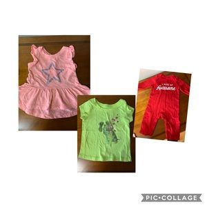 12months Tshirt and Onesie Bundle
